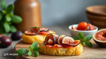 Bake Fig Crostini with Sweet Prosciutto