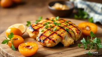 Grill Chicken Apricots Unique Flavor Burst