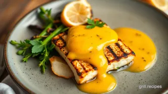 Grilled Swordfish Delight with Mango Chutney