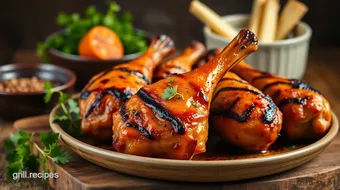 Grilled Chicken Drumsticks with a Kick