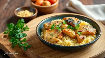 Sautéed Chicken with Couscous Delight