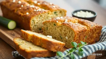 Bake Zucchini Bread with Feta Cheese