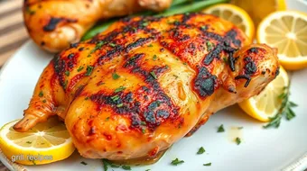 Grill Juicy Chicken with Zesty Lemon Flavor recipe card