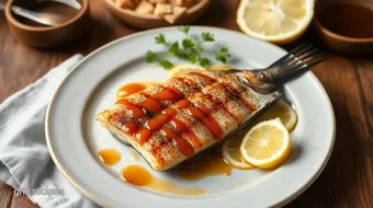 Grill Mackerel with Miso Honey Glaze