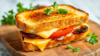 Grill Southern Maryland Grilled Cheese Sandwich recipe card