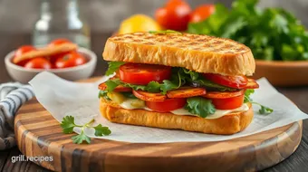 Grill Veg Club Sandwich - Quick & Delicious