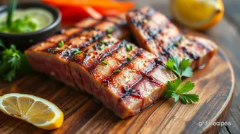 Grilled Ahi Tuna Steaks with Unique Flavors