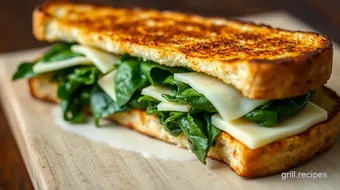 Grilled Cheese Spinach Delight in 15 Minutes recipe card