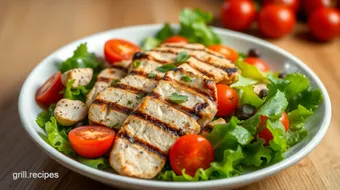 How to Enjoy My Grandmother's Grilled Chicken Salad: 1 Serving of Deliciousness! recipe card