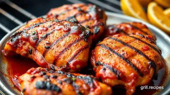 Grilled Chicken with Sweet BBQ Flavor recipe card