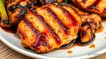 Grilled Chicken with Sweet Soy Glaze