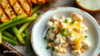 Grilled Crab Meat Cheesy Delight in 20 Mins recipe card