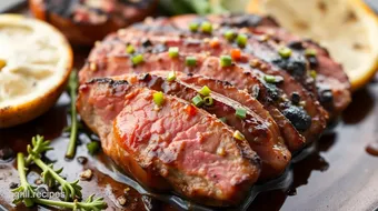 London Broil on the Grill: Easy Steps for a Tender Marinated Delight! recipe card