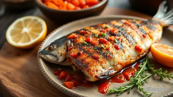 Grilled Mackerel with Spicy Marinade