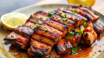 Grilled Pork with Flavorful Jerk Marinade recipe card