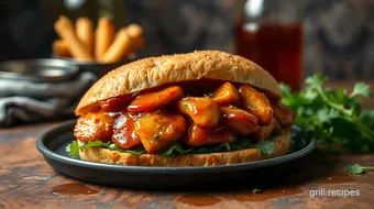 Grilled Chicken Honey Garlic BBQ Sandwich