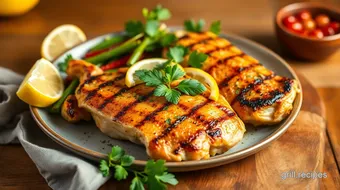 Grilled Chicken with Lemongrass Flavor Burst