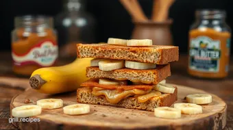 Toast Nut Butter Banana Sandwich Delight