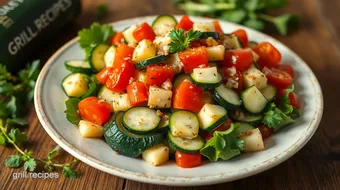 Fresh Zucchini Salad with Tangy Dressing