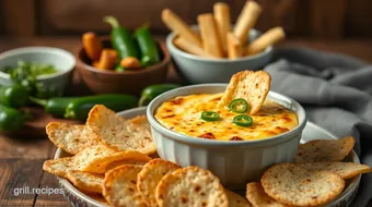 Baked Jalapeno Cheese Dip with a Kick