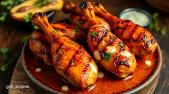 Grilled Chicken Legs with Spicy Yogurt Marinade