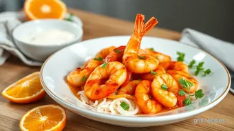 Sautéed Shrimp with Spicy Orange Flavor