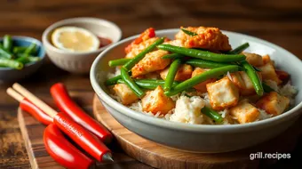 Stir-Fry Crab Delight with Zesty Green Beans