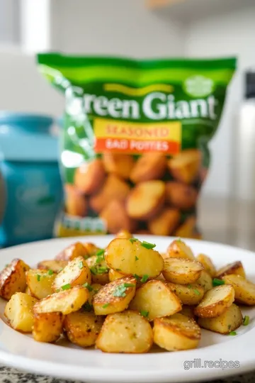 Backyard Grilled Green Giant Simply Steam Seasoned Potatoes steps