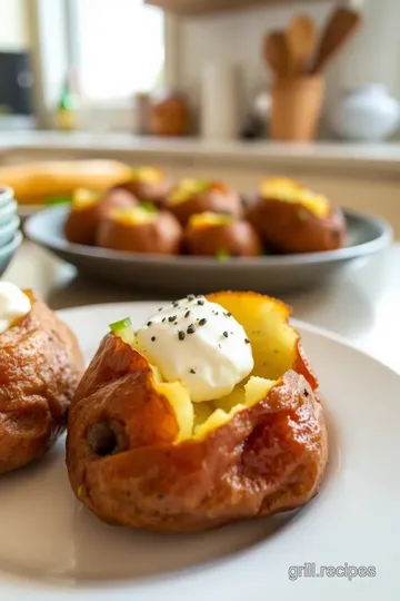 Baked Potatoes on the Grill steps