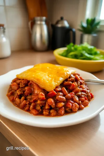 Chili with Grilled Cheese Delight steps