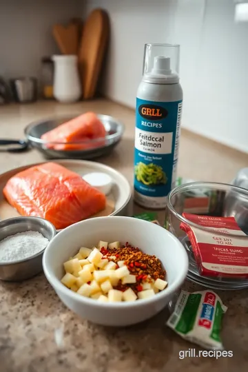 Oven-Finished Spiced Salmon Fillet ingredients