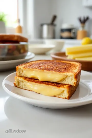 Crispy Sourdough Grilled Cheese with a Twist steps