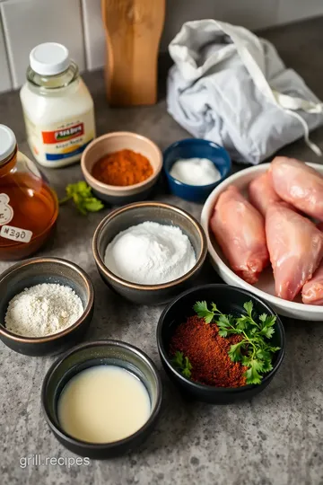 Buttermilk Ranch Grilled Chicken Wings ingredients