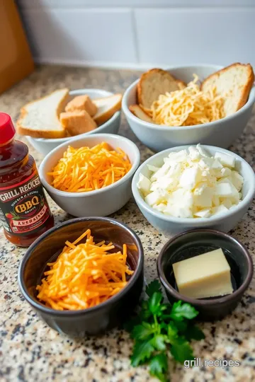 BBQ Cheese Grilled Cheese Sandwich ingredients