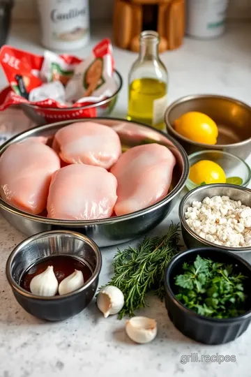 Grilled Lemon Herb Chicken with Vegetable Drip Pan ingredients