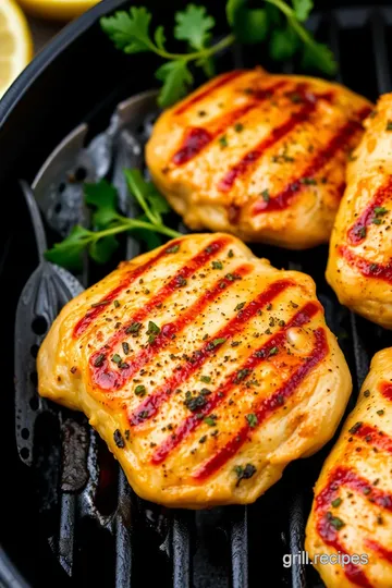 Spicy Herb Gas Grilled Chicken presentation