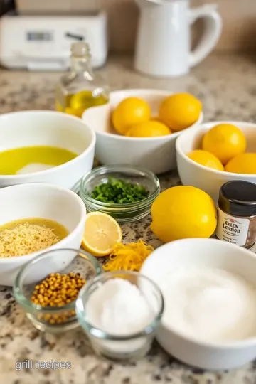 Lemon Pepper Grilled Chicken ingredients