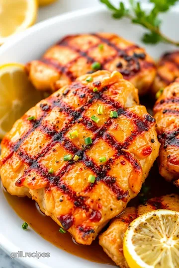 Lemon Pepper Grilled Chicken presentation