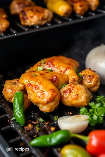 Spicy Grilled Chicken presentation