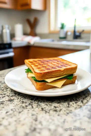 Ultimate Grilled Cheese Sandwich with Spinach steps