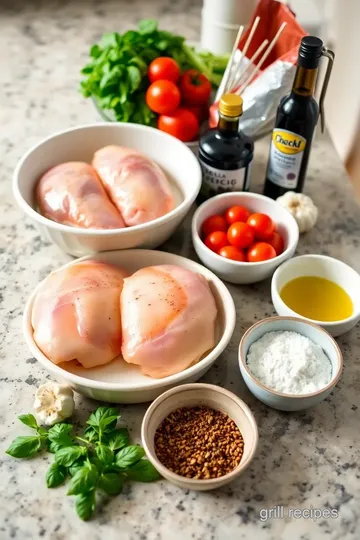 Grilled Chicken Margherita ingredients