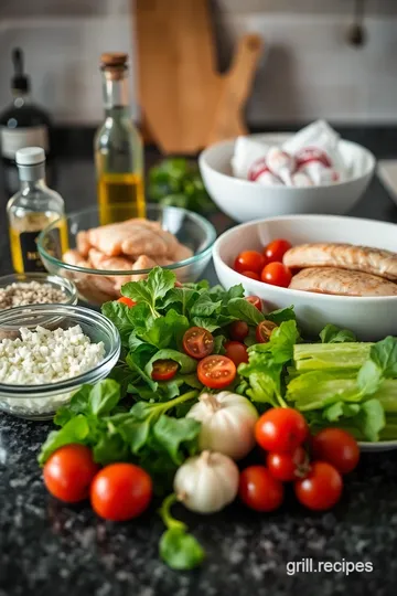 Grilled Chicken Salad: Freshness on a Plate ingredients