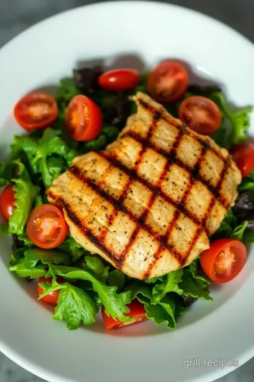 Grilled Chicken Salad: Freshness on a Plate presentation