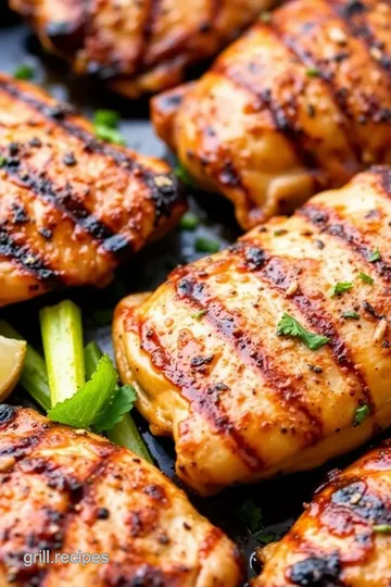 The Best Grilled Chicken Marinade presentation