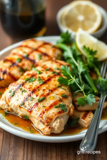 Grilled Tyson Chicken with Herb Marinade presentation