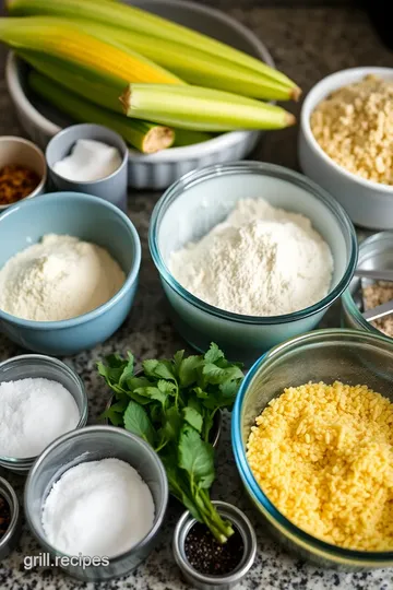 Grilled Corn Cakes ingredients