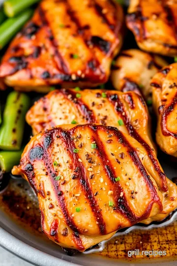 Grilled Lawry s Marinade Chicken Thighs presentation