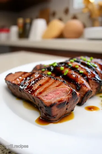 Grilled London Broil on the Grill steps