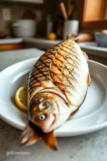 Grilled Whole Mullet steps