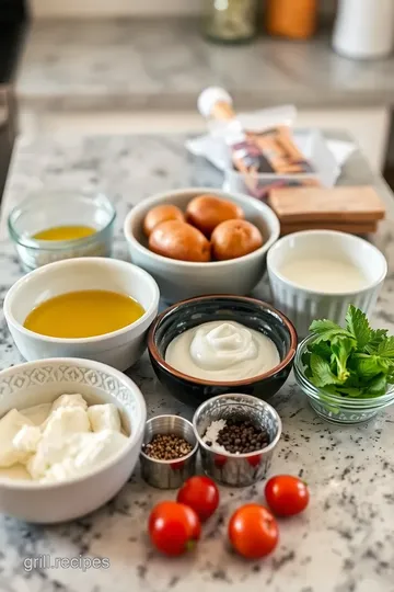 Grilled Perfectly Baked Potatoes ingredients